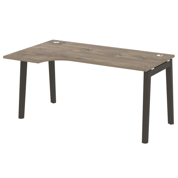 Стол эргономичный левый на деревянных опорах Onix Wood OW.SA-1L 1580x980x750