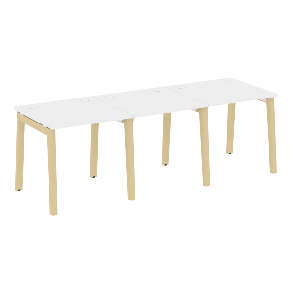 Рабочая станция на деревянных опорах Onix Wood OW.RS-3.0.8 2340x800x750