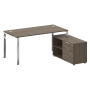 Стол для руководителя с тумбой правый БГ.СРТ-4.8 (R) 1700x1620x750