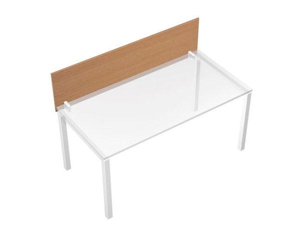 Настольный экран с корнштейнами крепления Profiquadro КВ 818 ВС 1600x420x18 (Вишня скандинавская)